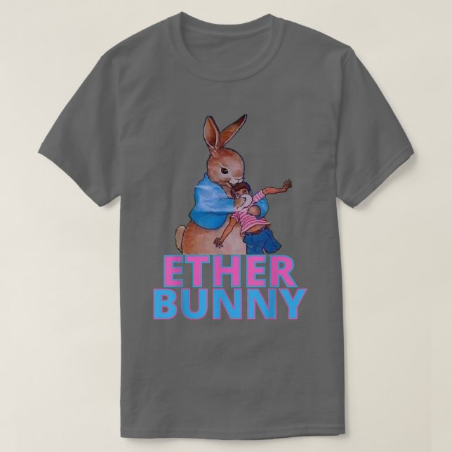 Ether Bunny Easter  T-Shirt (Design Front)