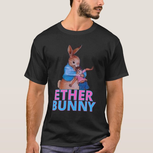 Ether Bunny Easter T-Shirt (Front)
