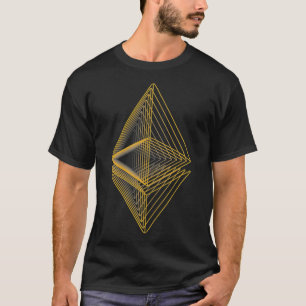 Ether Digital Money Logo HODL BTC Crypto Cryptocur T-Shirt
