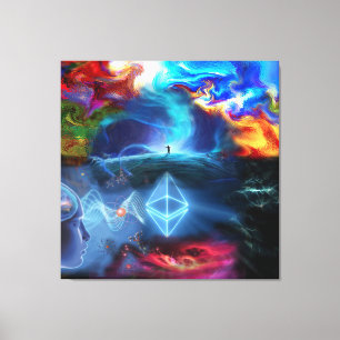 Ether power art Canvas Print