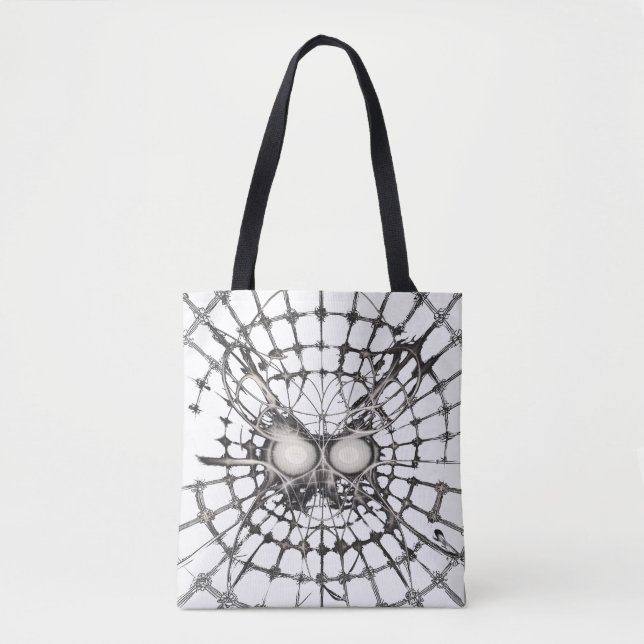 Ethereal Abstract Portrait Tote Bag (Front)