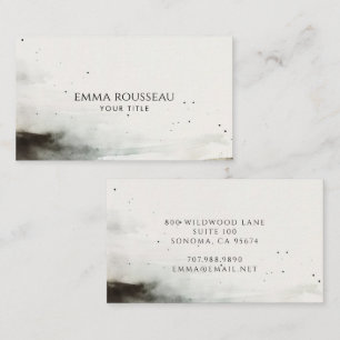 Ethereal Abstract Watercolor Business Card