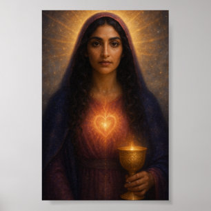 Ethereal Ascended Master Mary Magdalene Poster