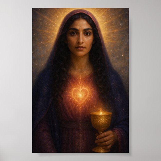 Ethereal Ascended Master Mary Magdalene Poster (Front)