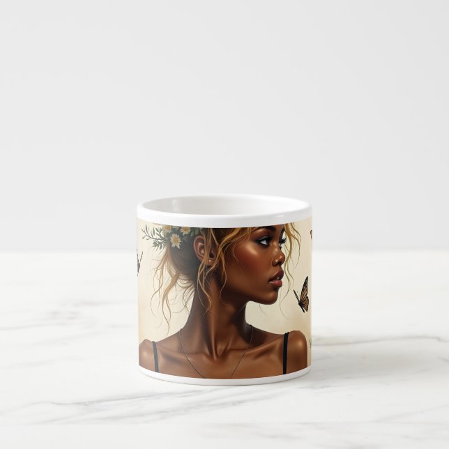 Ethereal Beauty in Bloom Espresso Cup (Front)