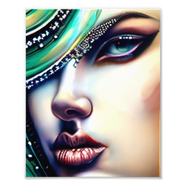 Ethereal Beauty Sparkly Jewels  Photo Print (Front)