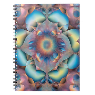 Ethereal Bloom: Abstract Radiant Notebook