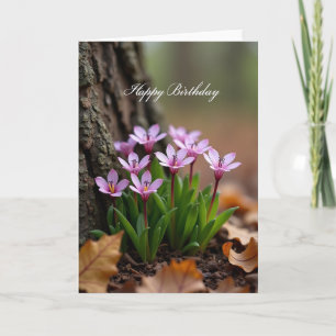 Ethereal Bloom Birthday Card