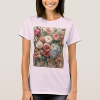 Ethereal Bloom Harmony: Soft Pastel Couture Floral