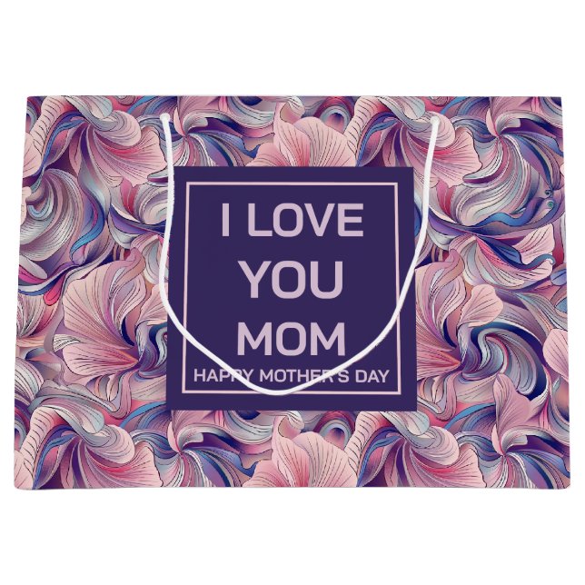 Ethereal Bloom Mother's Day Gift Bag (Front)