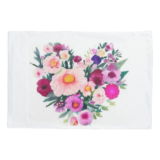 Ethereal Blossoms: A Vermeer-inspired Ode to Natur Pillowcase (Back)