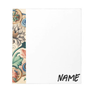 Ethereal Blossoms in Harmony Notepad