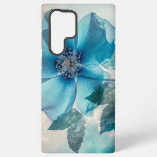 Ethereal Blue Blossom  Samsung Galaxy Case