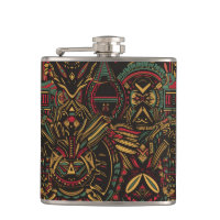 Ethereal Blue "Cosmic Interlock" Mystical Flask