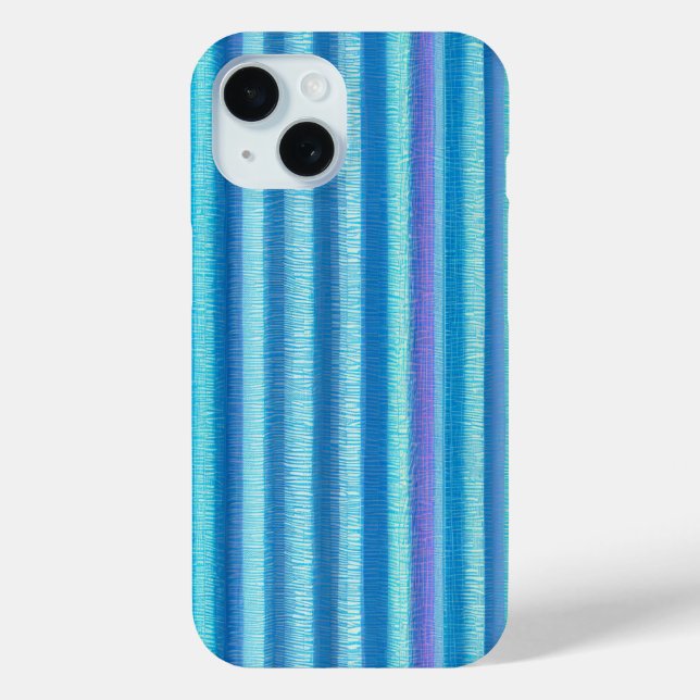 Ethereal Blue & Purple Vertical Texture Pattern Case-Mate iPhone Case (Back)