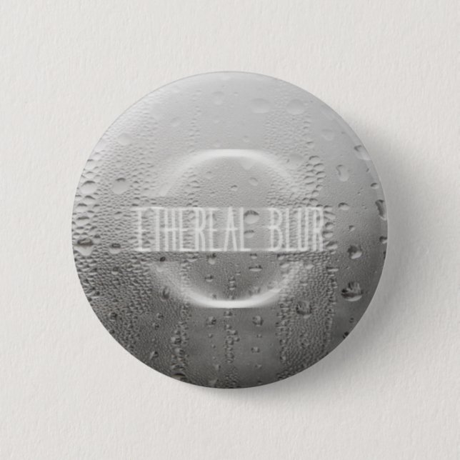ethereal blur 6 cm round badge (Front)