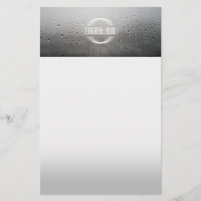 ethereal blur stationery (Front)