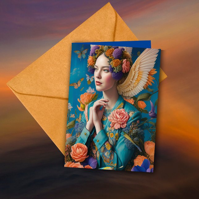 Ethereal Bridesmaid Proposal Thank You Fantasy AI Card (Creator Uploaded)