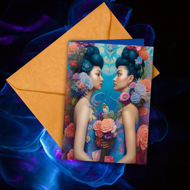 Ethereal Bridesmaid Proposal Thank You Fantasy AI Card (Creator Uploaded)