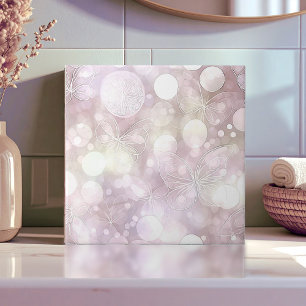 Ethereal Butterfly Glow Pink ID1184c Tile