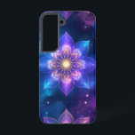 Ethereal Cosmic Lotus Glow Phone Case<br><div class="desc">Wrap your phone in cosmic beauty with this ethereal phone case featuring glowing lotus flowers set against a stunning starry space background. Vibrant shades of purple and blue blend with sparkling stars and soft nebulae, creating a design that evokes spirituality, peace, and mystical energy. The translucent, glowing lotus flowers, radiating...</div>