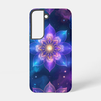 Ethereal Cosmic Lotus Glow Phone Case