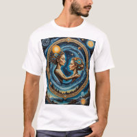 Ethereal Cosmic Soul Connection T-Shirt