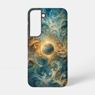 Ethereal Cosmic Swirls Luxury Art Samsung Galaxy Case