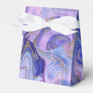 Ethereal Cotton Candy Marble Watercolor Fantasy Favour Box