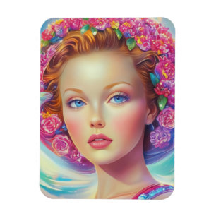 Ethereal Crown Portrait Magnet