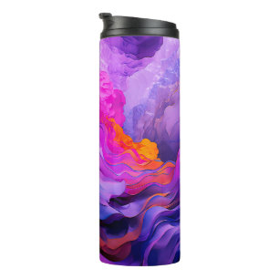 "Ethereal Currents" Thermal Tumbler