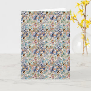 Ethereal Dance Dreamy Feminine Watercolor Pattern Card