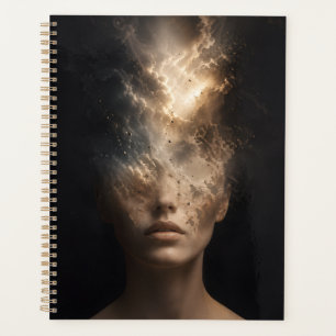 Ethereal Dissolving Face Portrait   Surreal Spirit Planner