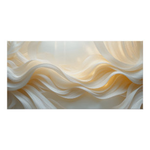 Ethereal Drapery in Paper Poster