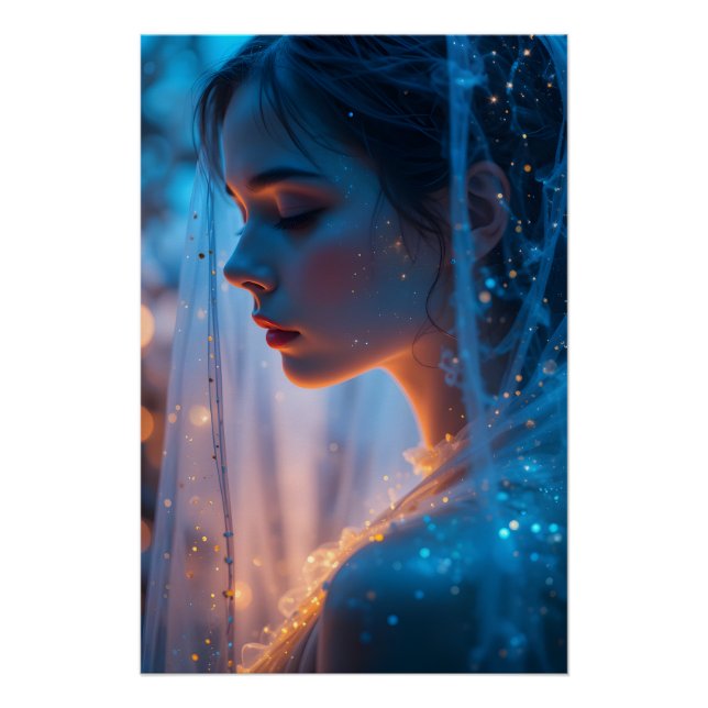 Ethereal Dream Portrait Poster (Front)