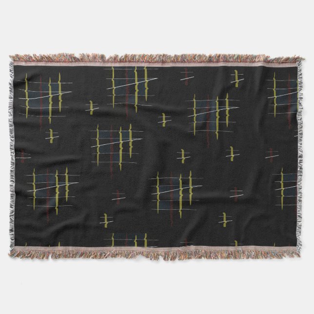 Ethereal Echoes Throw Blanket (Front)