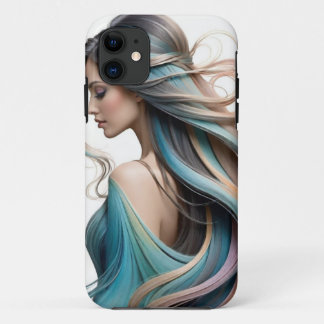 Ethereal Elegance: AI-Designed Beautiful Woman  Case-Mate iPhone Case