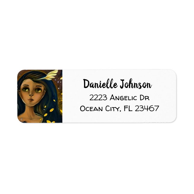 Ethereal Enchanted Angelic Girl Abstract Ai Art (Front)