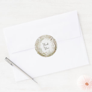 Ethereal Enchanted Forest Classic Round Sticker