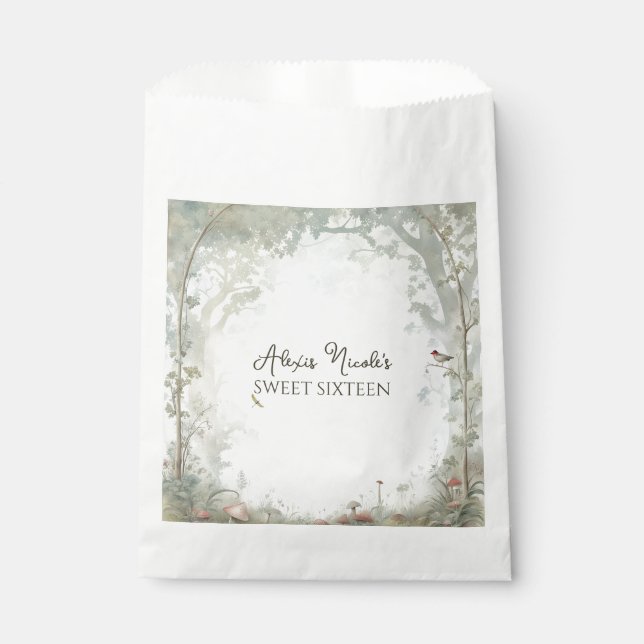 Ethereal Enchanted Forest Favour Bags (Front)