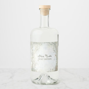 Ethereal Enchanted Forest Liquor Bottle Label