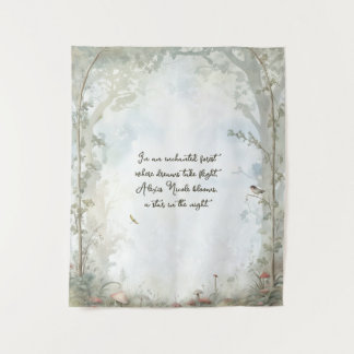 Ethereal Enchanted Forest Tapestry