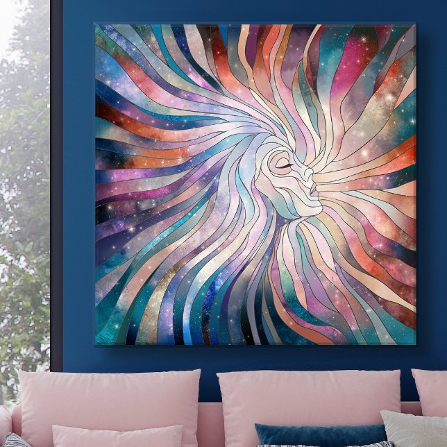 Ethereal Essence - Mosaic Art Canvas Print (Creator Uploaded)