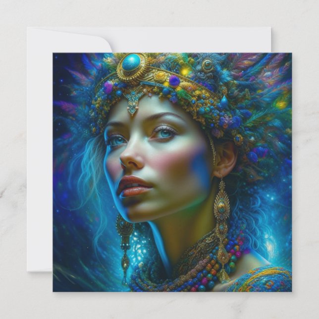 Ethereal Fantasy Art Princess Warrior Beautiful   (Front)
