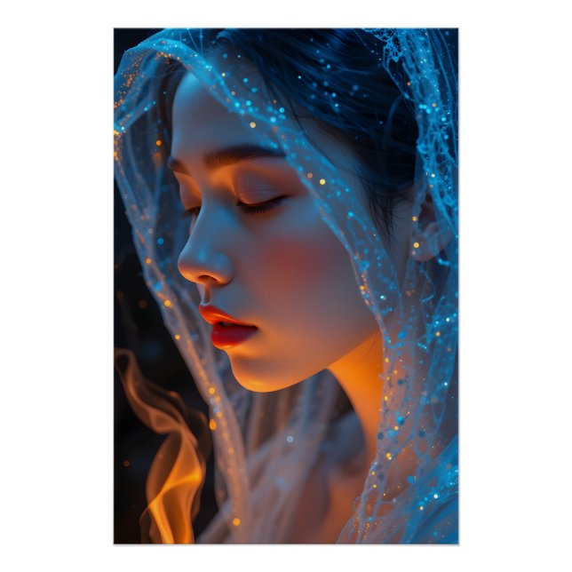 Ethereal Fantasy Portrait Poster (Front)