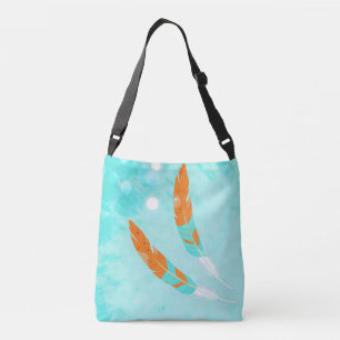 Ethereal Feathers Crossbody Bag