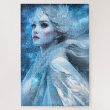 Ethereal Frozen Snow Queen Fantasy Art