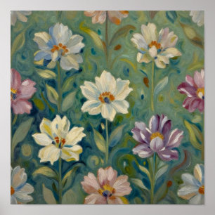 Ethereal Garden Harmony Poster