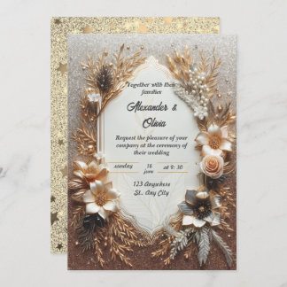 Ethereal Garden Romance Wedding Invitation