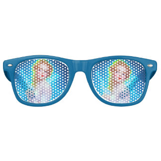 Ethereal Goddess Portrait – Surreal Fantasy Retro Sunglasses